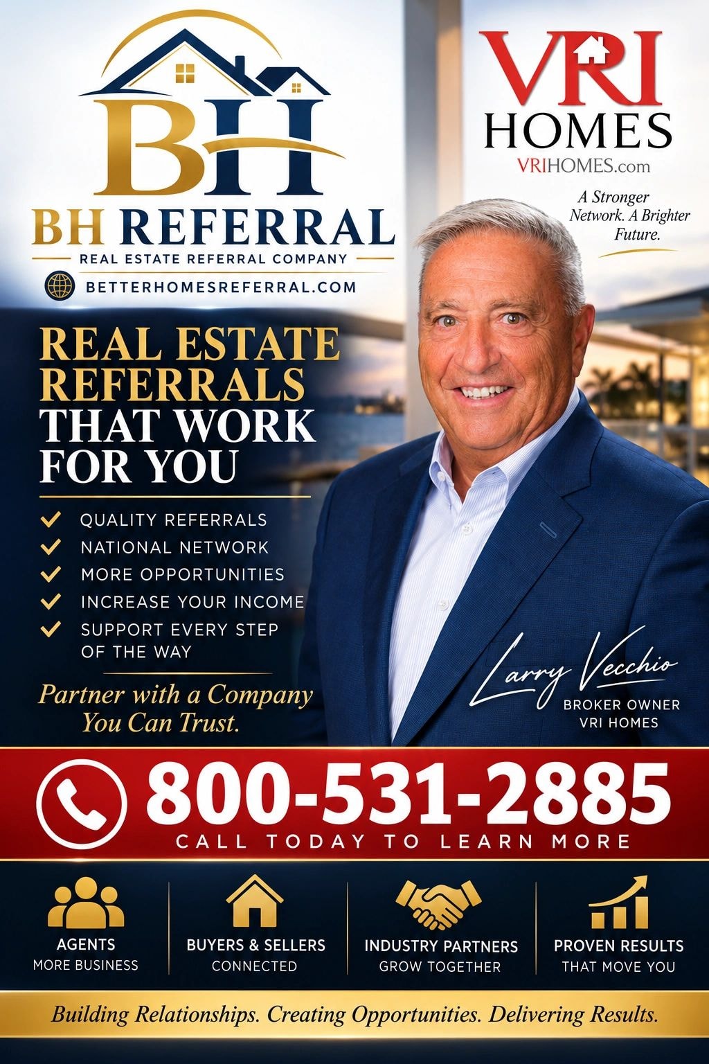 BH Referral VRI Homes marketing flyer